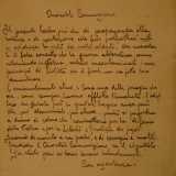 La lettera inviata a una commissione giudicatrice di testi teatrali in cui l'autore Niccol� de Bellis esprime il suo giudizio sui soldati in guerra